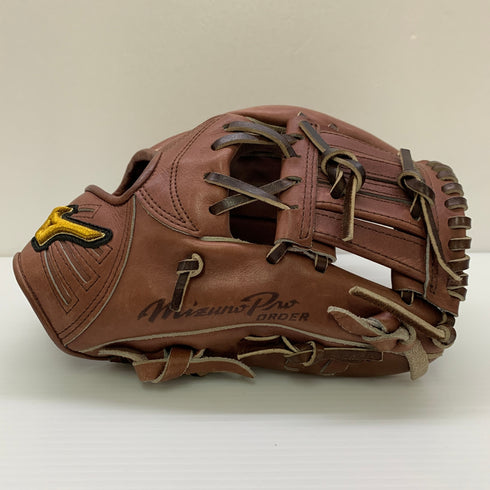 ミズノ MIZUNO ミズノプロ mizunopro 硬式 大人 一般 内野手用 グローブ グラブ 右投げ オーダー 中古品 野球 8600