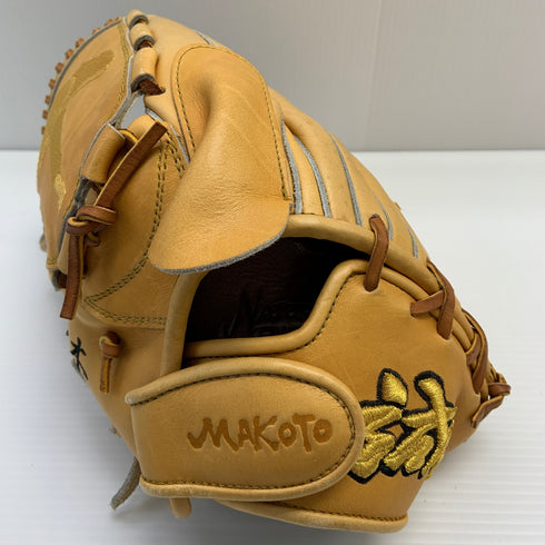 誠 硬式 大人 一般 投手用 グローブ ピッチャー グラブ 左投げ 中古品 野球 7097