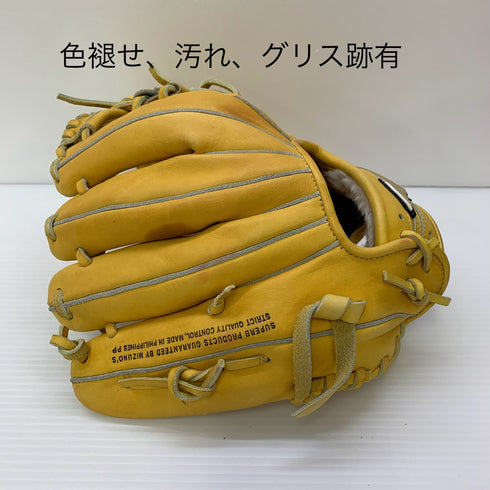 ミズノ MIZUNO グローバルエリート 軟式 大人 一般 内野手用 グローブ グラブ 右投げ 中古品 野球 6292
