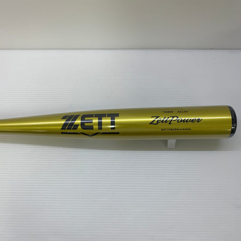 ゼット ZETT ZettPower 硬式 大人 一般 金属製バット BAT11384 ミドルバランス 野球 7249