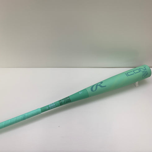 ローリングス Rawlings ICON ONE 軟式 大人 一般 FRP製バット BR6IONE 中古 ケース付き 野球 8269