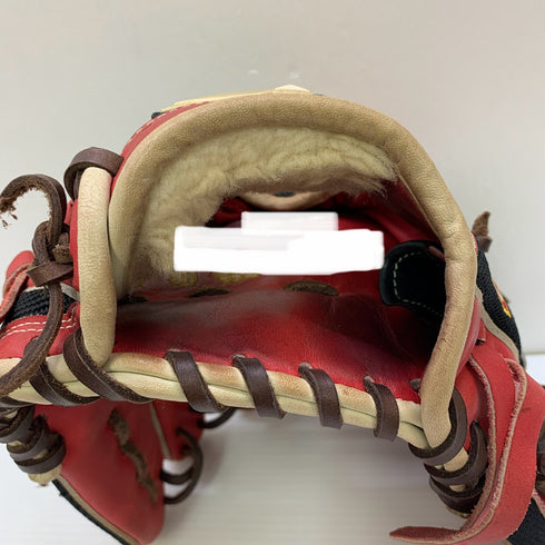 ミズノ MIZUNO グローバルエリート Global Elite 軟式 大人 一般 内野手用 グローブ グラブ 右投げ オーダー 中古品 グローブ袋付き 野球 1498