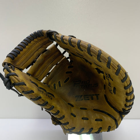 ゼット ZETT プロステイタス PROSTATUS 硬式 大人 一般 ファーストミット 一塁手 グローブ グラブ 右投げ オーダー 中古品 野球 9352