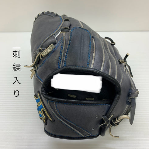 ハイゴールド HI-GOLD プロフェッショナルオーダー 軟式 大人 一般 投手用 グローブ ピッチャー グラブ 左投げ 中古品 野球 7508