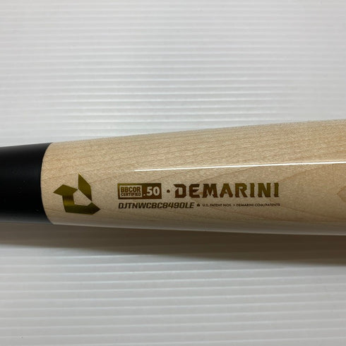 中古品 ディマリニ DeMARINI トレーニング木製バット プロメープルコンポジット BBCOR対応 DJTNWCBC8490LE 6562