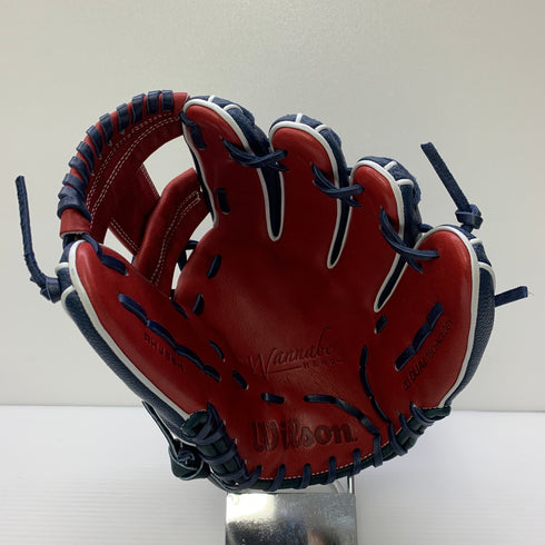 ウィルソン Wilson ワナビーヒーロー デュアル 軟式 大人 一般 内野手用 グローブ グラブ 右投げ RHJ86H 中古品 野球 6052