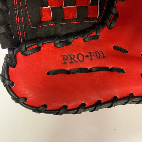 ハタケヤマ HATAKEYAMA 軟式 大人 一般 ファーストミット 一塁手 グローブ グラブ 右投げ PROF01 中古品 グローブ袋付き 野球 8326
