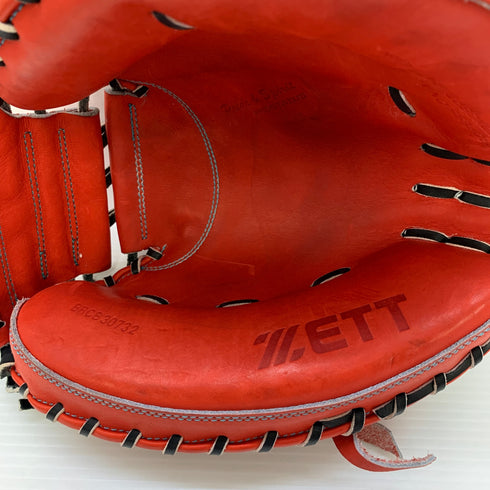 ゼット ZETT プロステイタス 軟式 大人 一般 キャッチャーミット 捕手 グローブ グラブ 右投げ BRCB3732 中古品 野球 6451