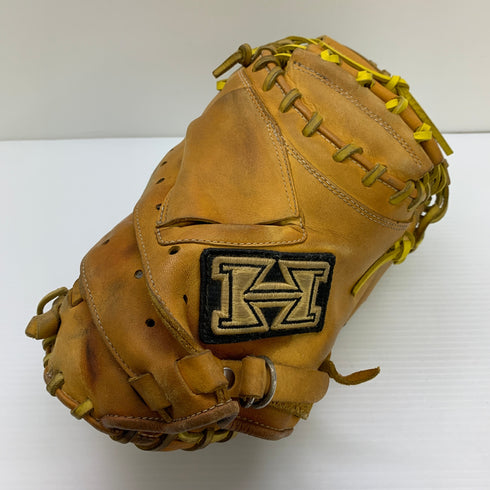 ハイゴールド HI-GOLD 軟式 大人 一般 キャッチャーミット 捕手 グローブ グラブ 右投げ オーダー 中古品 野球 1062