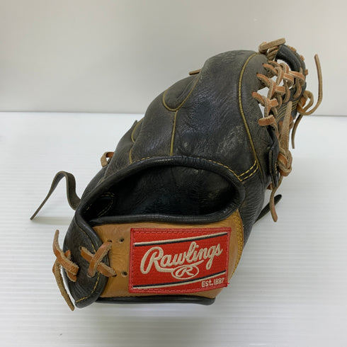 ローリングス Rawlings デュアルパームテック 軟式 大人 一般 オールラウンド グローブ グラブ 右投げ 刺繡入り GR8HTC44L 中古品 野球 6187