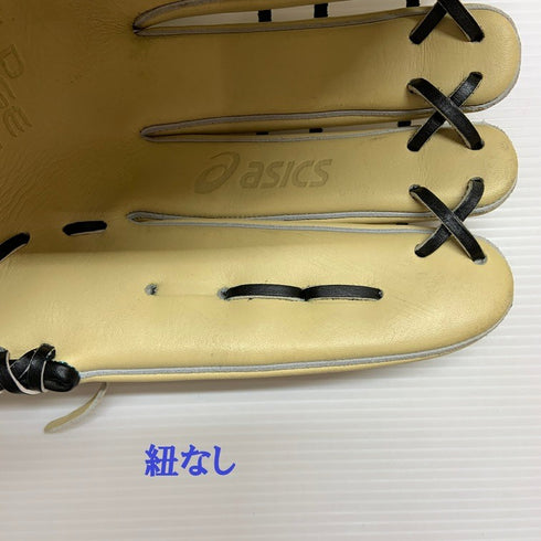 中古品 アシックス GOLDSTAGE I-PRO 軟式 外野手用グローブ 小指紐抜け 4647