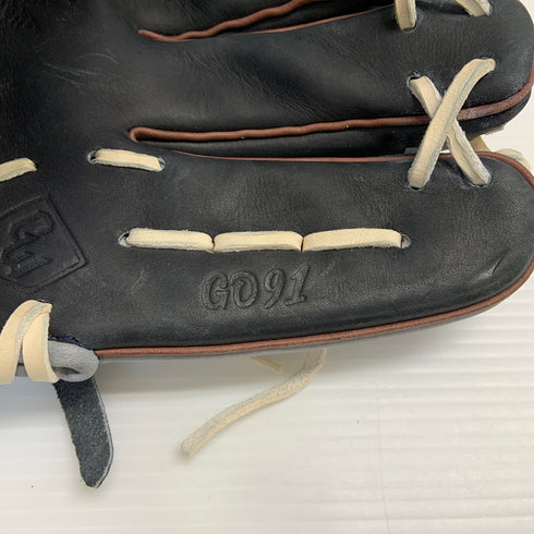 グラブワークス GLOVEWORKS ゲームデイ 軟式 大人 一般 内野手用 グローブ グラブ 右投げ GO91 中古品 野球 8353