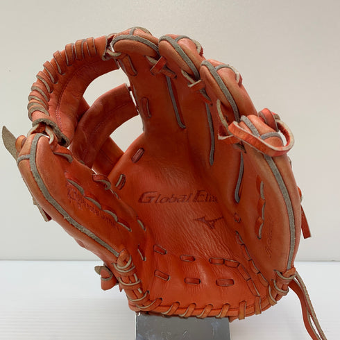 ミズノ MIZUNO グローバルエリート 軟式 大人 一般 内野手用 グローブ グラブ 右投げ 中古品 野球 6360