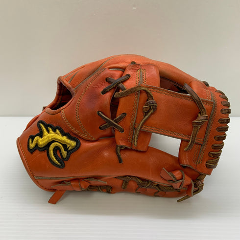 リュウ RYU 硬式 大人 一般 内野手用 グローブ グラブ 右投げ 中古品 野球 9185