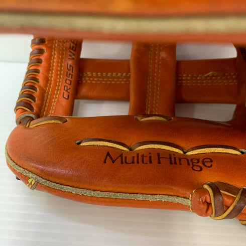 ミズノ MIZUNO ワールドウィン Super New Era 信義作 硬式 大人 一般 外野手用 グローブ グラブ 右投げ 中古品 野球 6295