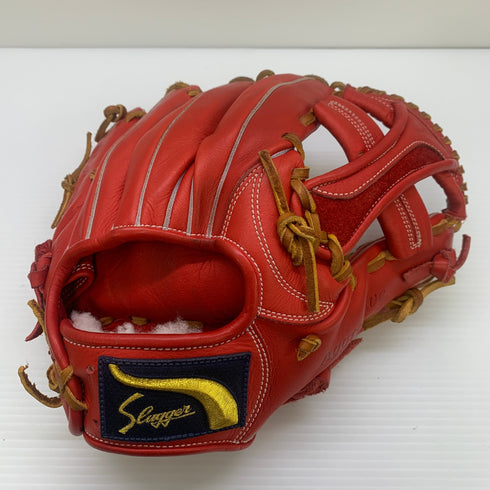 久保田スラッガー KUBOTA SLUGGER KSN-24MS 軟式 大人 一般 内野手用 グローブ グラブ 右投げ 中古品 野球 9322