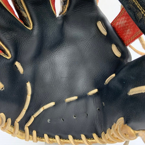 中古品 アバターグラブ AVATARGLOVE パラマウントスポーツ 硬式 内野手用グローブ 刺繍入り ペイズリー柄 左投げ 3971