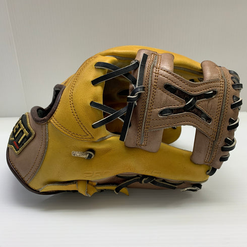 ゼット ZETT プロステイタス 硬式 大人 一般 内野手用 グローブ グラブ 右投げ BPG-PRO 中古品 グローブ袋付き 野球 6888