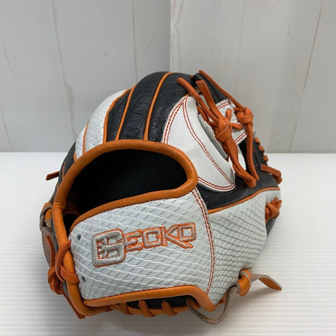 中古品 ゲッコウ GECKO 硬式 内野手用グローブ クロコダイル系型押しタイプ オーダー 5903
