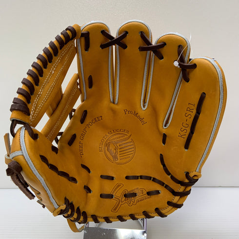 久保田スラッガー KUBOTA SLUGGER 硬式 大人 一般 内野手用 グローブ グラブ 右投げ KSG-SR1 C-1250 タグ付き グローブ袋付き 野球 7535