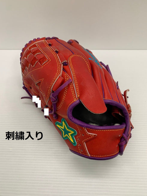 中古品 ローンスター LoneStar オーダー 硬式 投手用 グローブ 刺繍入り 左投げ 3882