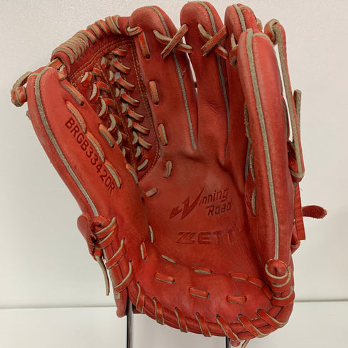 ゼット ZETT BRGB33420R 軟式 大人 一般 内野手用 グローブ グラブ 右投げ 中古品 野球 9967
