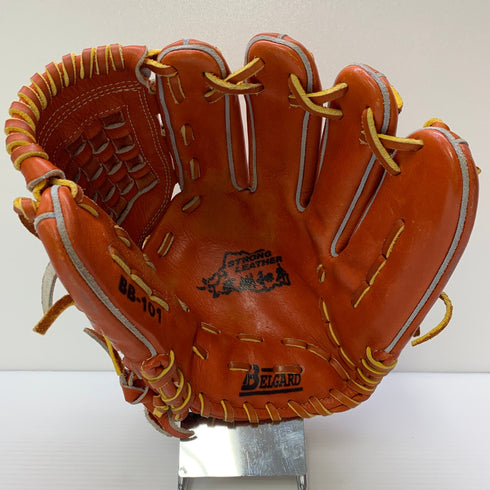 BELGARD 硬式 大人 一般 投手用 グローブ ピッチャー グラブ 右投げ BBー101 中古品 野球 6049