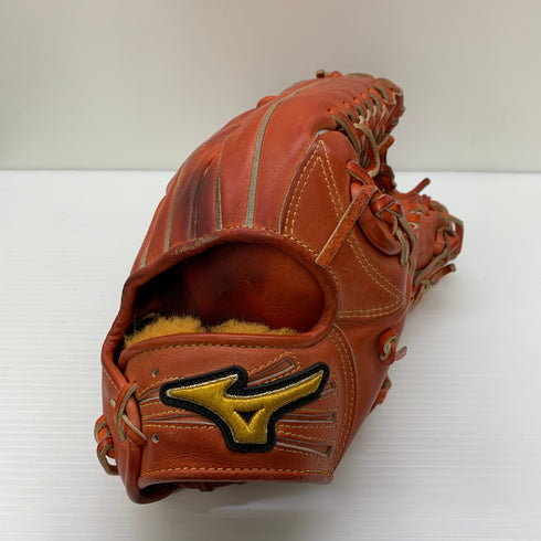 ミズノ MIZUNO ミズノプロ 硬式 大人 一般 外野手用 グローブ グラブ 右投げ 中古品 グローブ袋付き 野球 6025