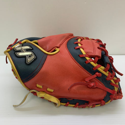ハタケヤマ HATAKEYAMA PRO-288 軟式 大人 一般 キャッチャーミット 捕手 グローブ グラブ 右投げ 中古品 野球 9559