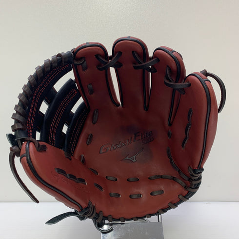 ミズノ MIZUNO グローバルエリートオーダー耕作印 硬式 大人 一般 内野手用 グローブ グラブ 右投げ 中古品 野球 6260