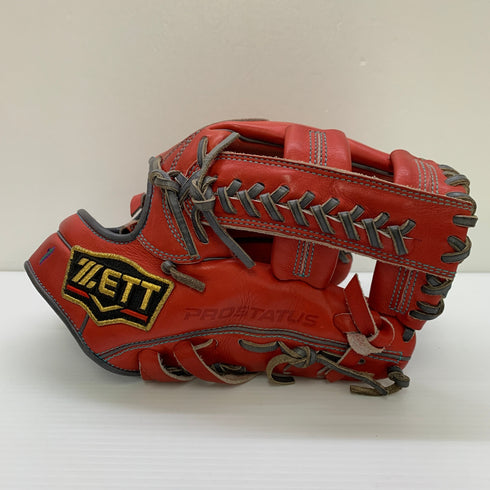 ゼット ZETT プロステイタス PROSTATUS BRGPRO 硬式 大人 一般 内野手用 グローブ グラブ 右投げ オーダー 中古品 野球 8553