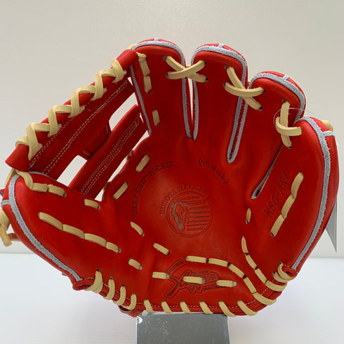久保田スラッガー KUBOTA SLUGGER KSG-AR4 硬式 大人 一般 内野手用 グローブ グラブ 右投げ タグ付き グローブ袋付き 野球 8905