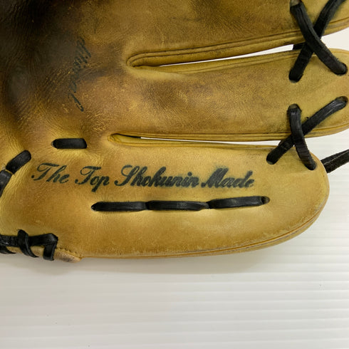 ベースマン BASEMAN BM 硬式 大人 一般 内野手用 グローブ グラブ 右投げ 中古品 野球 8788