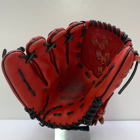 ハイゴールド HI-GOLD 硬式 大人 一般 投手用 グローブ ピッチャー グラブ 左投げ オーダー 中古品 野球 1537