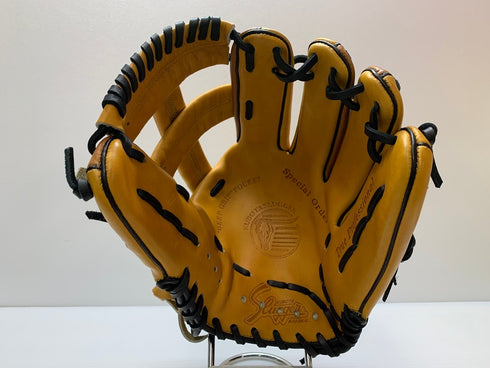 中古品 久保田スラッガ ー KUBOTA SLUGGER オーダー 硬式 内野手用グローブ コユニ DS1型 刺繍有り 4050