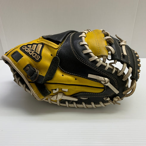 アディダス adidas 軟式 大人 一般 キャッチャーミット 捕手 グローブ グラブ 右投げ IX895 中古品 野球 7782
