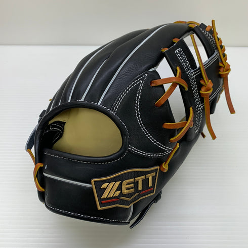 ゼット ZETT プロステイタス 軟式 大人 一般 二塁手・遊撃手用 グローブ グラブ 右投げ BRGB765SG 中古品 グローブ袋付き 野球 6338