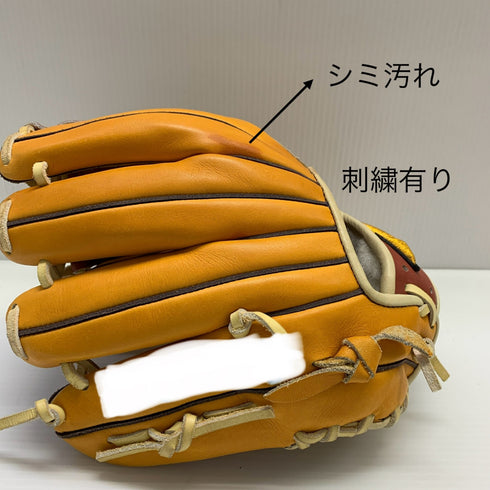 ミズノ MIZUNO ミズノプロ オーダー 軟式 大人 一般 内野手用 グローブ グラブ 右投げ 中古品 野球 7026