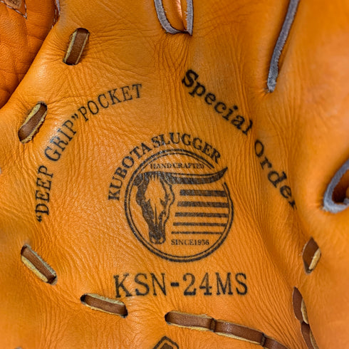 久保田スラッガー KUBOTA SLUGGER 軟式 大人 一般 内野手用 グローブ グラブ 右投げ EGS-90 KSN-24MS 中古品 野球 7889