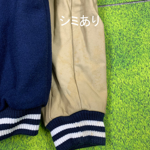 ナイキ NIKE ニューヨークヤンキース NEW YORK YANKEES コラボ 本革スタジャン レザー Lサイズ H-4460
