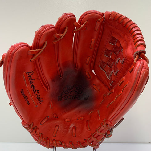 ブランド不明 軟式 大人 一般 投手用 グローブ ピッチャー グラブ 左投げ 中古品 野球 7823