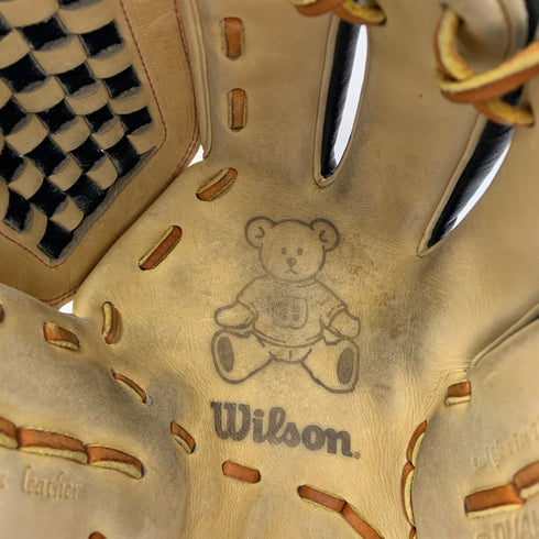 ウィルソン Wilson ウィルソンベア 軟式 大人 一般 内野手用 グローブ グラブ 右投げ 中古品 野球 6038
