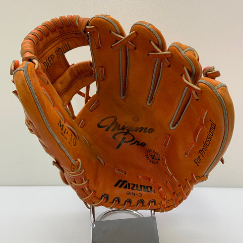 ミズノ MIZUNO ミズノプロ mizunopro D-up ZONE GIH-3 MP-10 硬式 大人 一般 内野手用 グローブ グラブ 右投げ 中古品 グローブ袋付き 野球 8857
