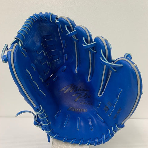 中古品 ミズノ MIZUNO ミズノプロ オーダー 硬式 内野手用グローブ 刺繍入り HAGA 3841