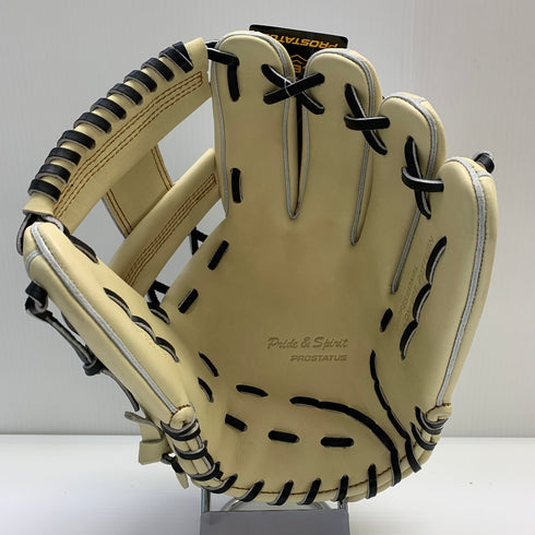 ゼット ZETT プロステイタス 軟式 大人 一般 二塁手・遊撃手用 グローブ グラブ 右投げ BRGB30766 タグ付き グローブ袋付き 野球 6897