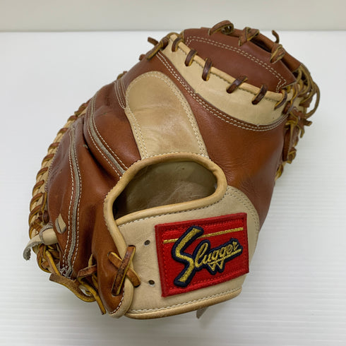 久保田スラッガー KUBOTA SLUGGER KSM-522 軟式 大人 一般 キャッチャーミット 捕手 グローブ グラブ 右投げ 中古品 野球 9046