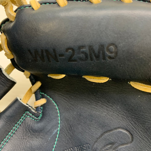 ハタケヤマ HATAKEYAMA 心 WN-25M9 軟式 大人 一般 キャッチャーミット 捕手 グローブ グラブ 右投げ 中古品 グローブ袋付き 野球 9076