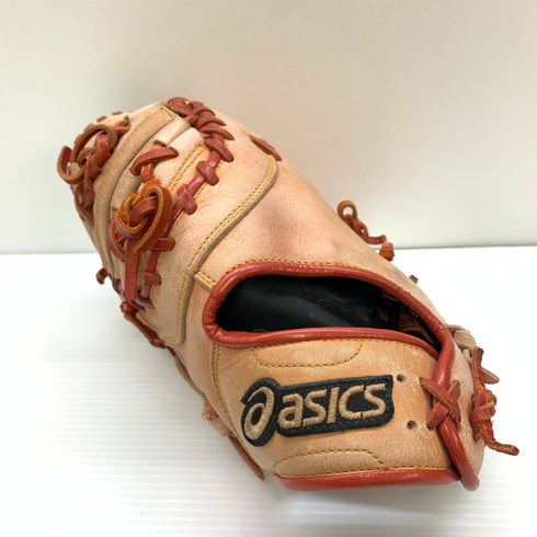 アシックス asics BGJ4BF 少年軟式 子ども ファーストミット 一塁手 グローブ グラブ 左投げ 中古品 野球 9981