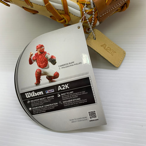 ウィルソン Wilson A2K WTA2KRB20M1 硬式 大人 一般 キャッチャーミット 捕手 グローブ グラブ 右投げ タグ付き 野球 8949