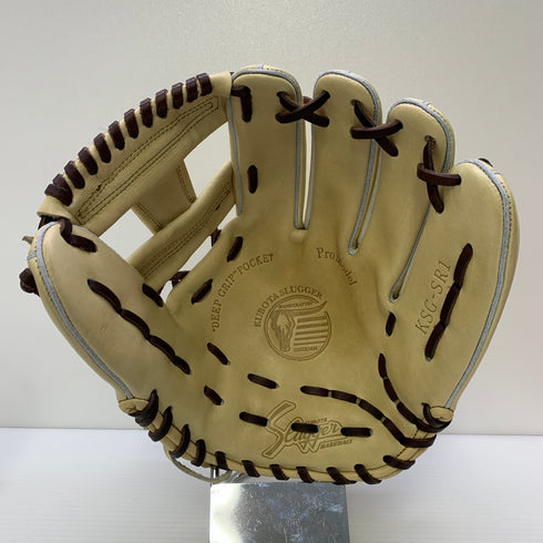 久保田スラッガー KUBOTA SLUGGER 硬式 大人 一般 内野手用 グローブ グラブ 右投げ KSG-SR1 中古品 野球 6086
